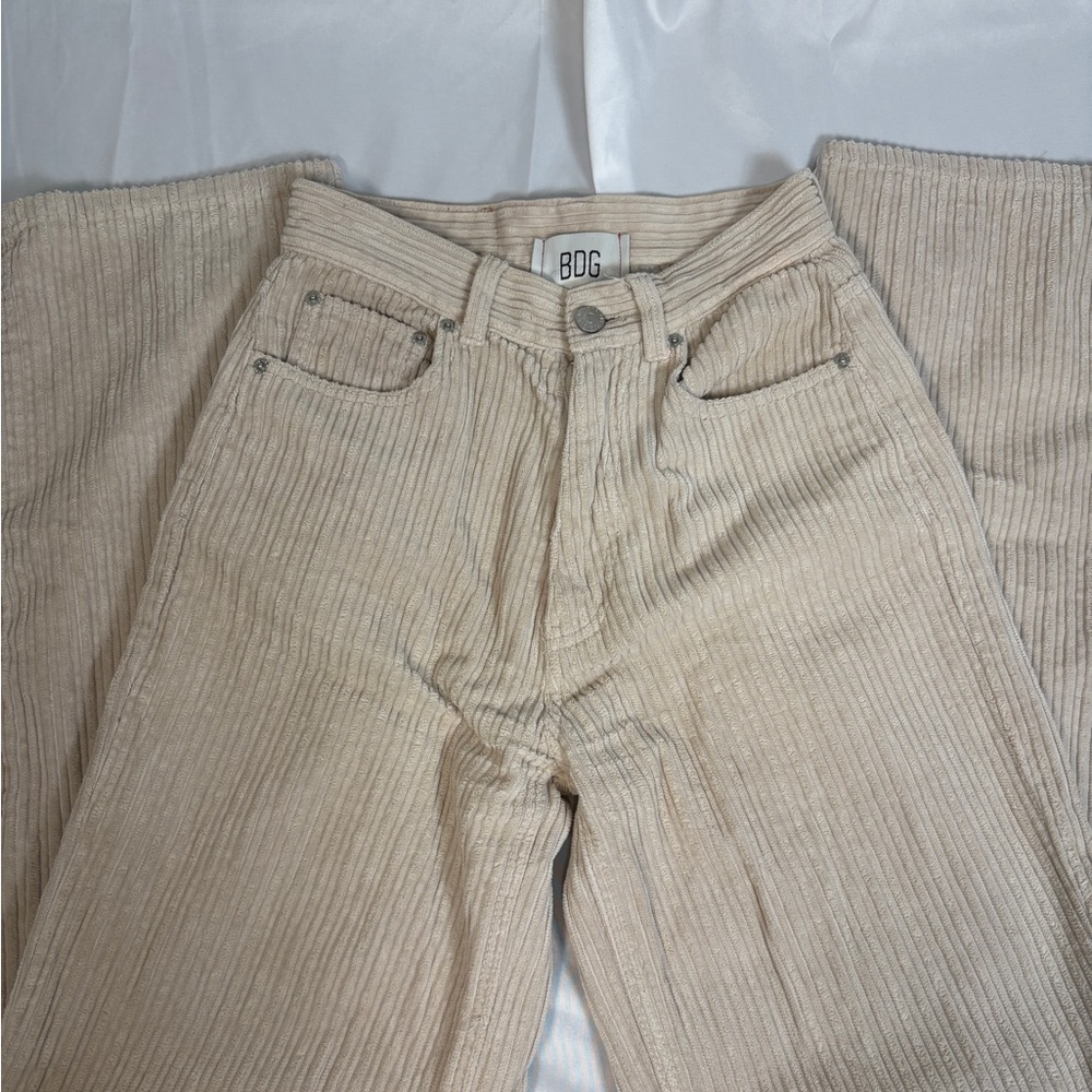 BDG Beige Corduroy Straight leg pants